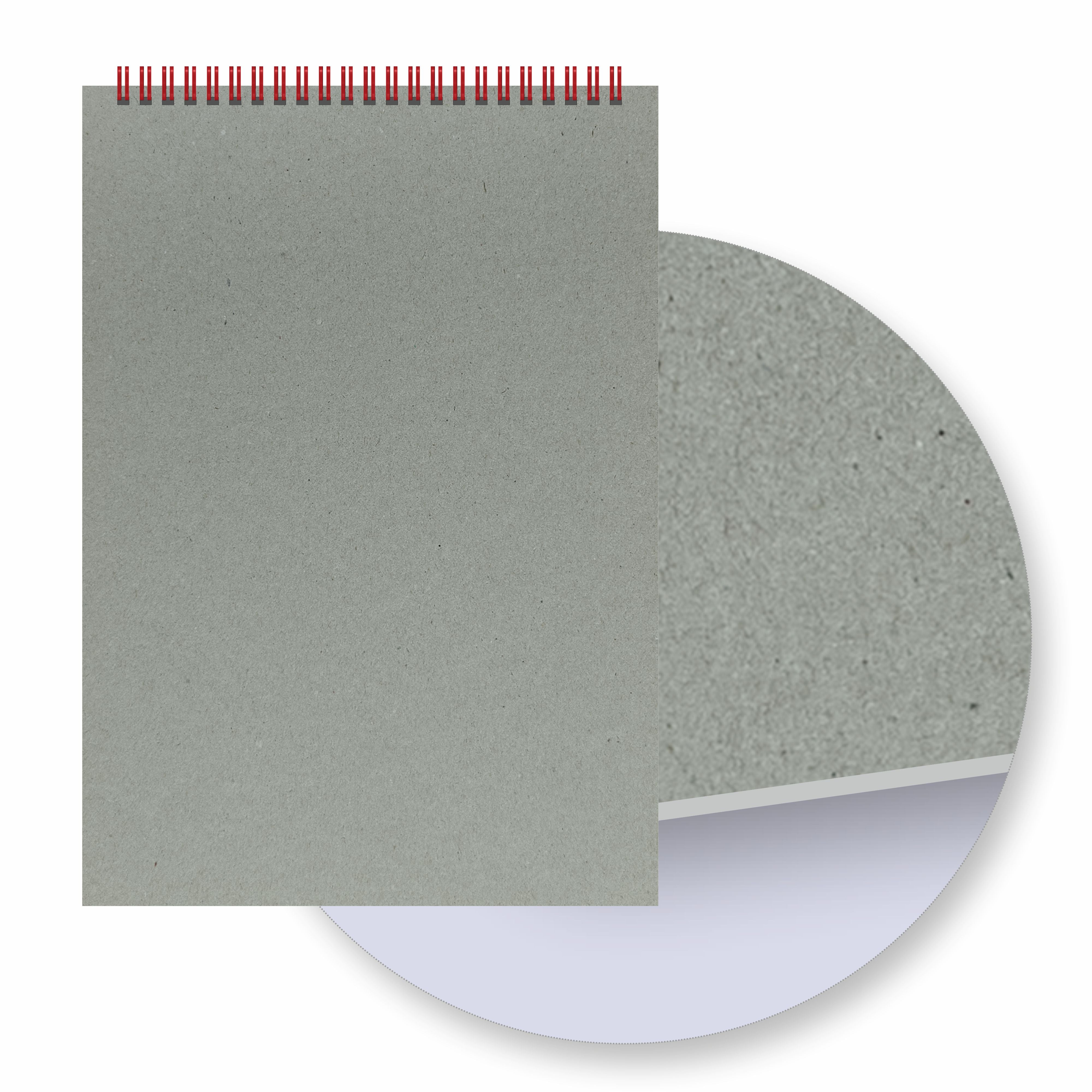 Anupam Sketch-O Pro Spiral Bound Sketchbook – 270 GSM Acid-Free Natural Shade Paper with Coarse Textured Surface - 15 Sheets