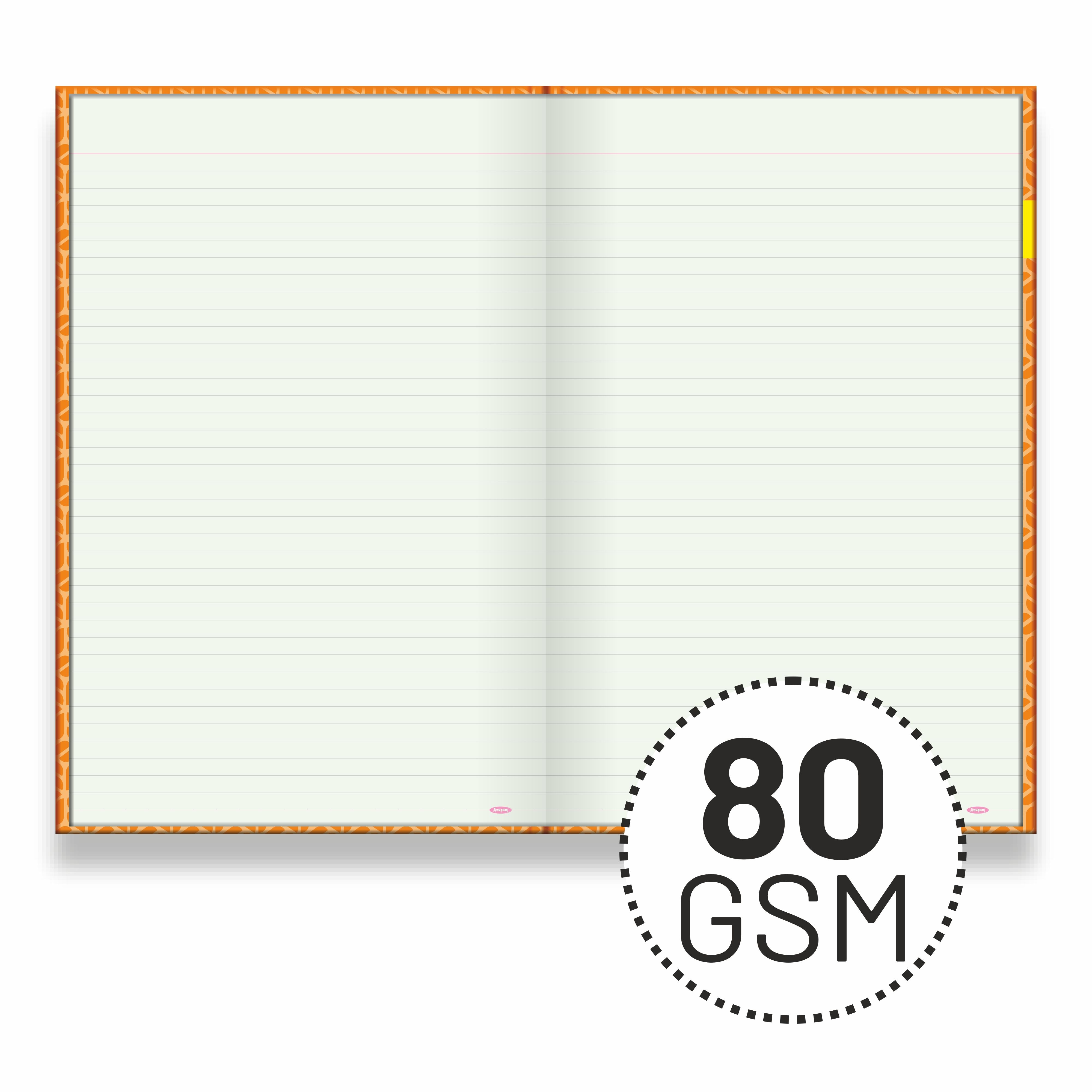 Anupam Victor Account Book - Hard Cover Long Book - Size 34 cm x 21 cm - Green Ledger Paper - Single Line - 70 GSM Paper - for Students, Shops, Office, Warehouse and Factory use :