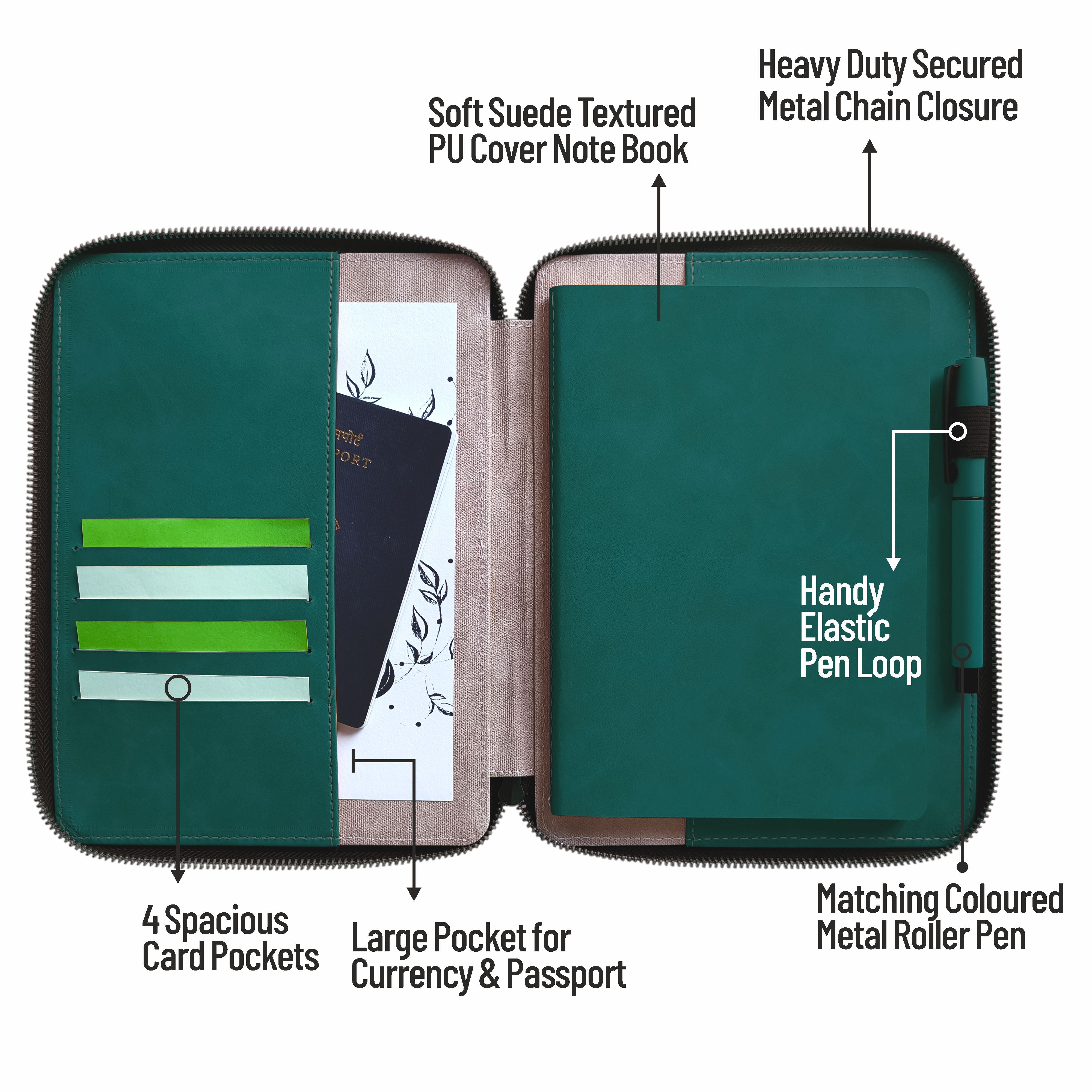 Anupam Volt Elegance Redefined A5 Journal | 160 Pages, 100 GSM Premium Paper | Magnetic Closure, Lay flat, Water & Bill Tracker, Monthly & Yearly Planner