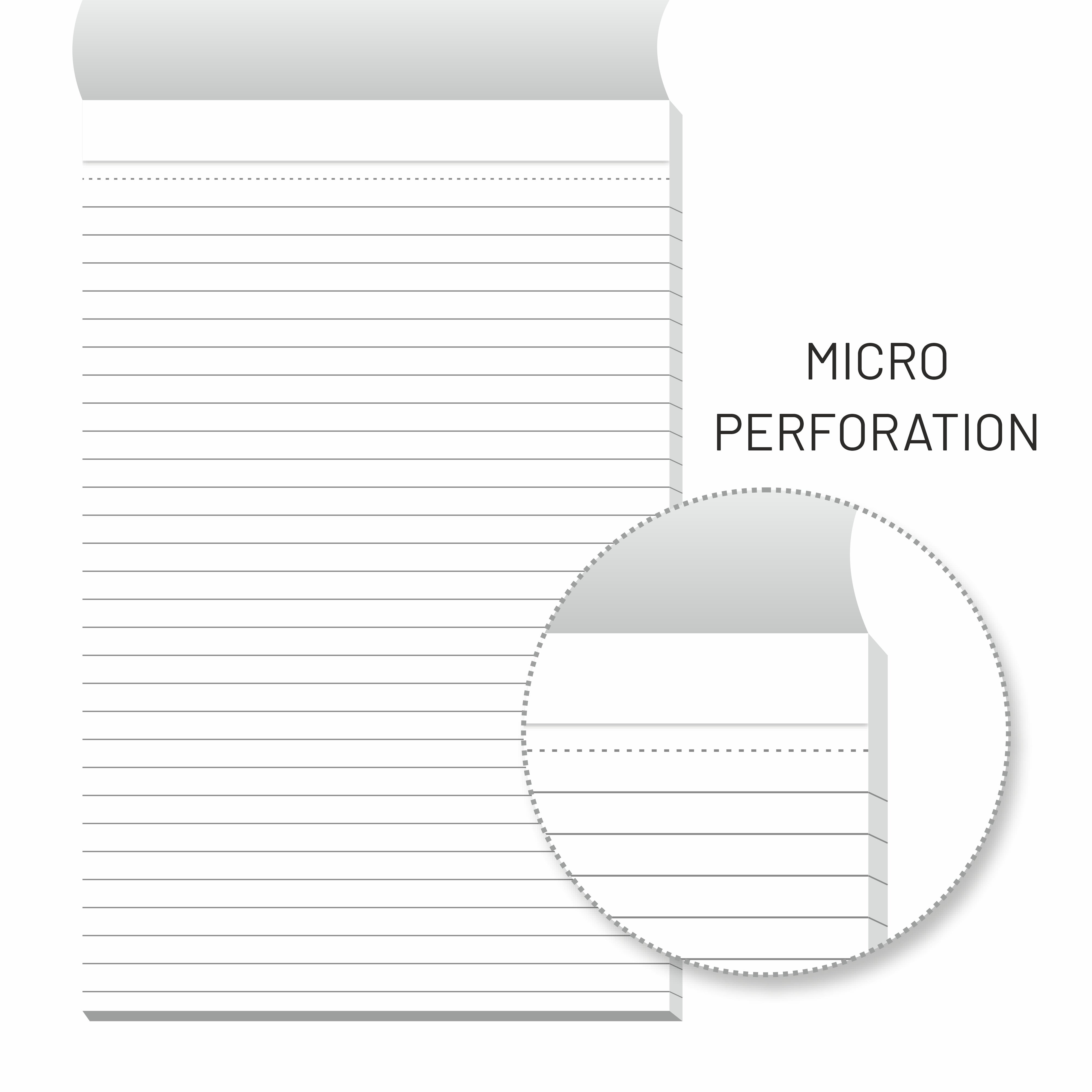 Anupam Writing Pad – Wide Ruled Lined Paper-80 GSM-Micro Perforated with Durable Cardboard Backing for School-College- Office