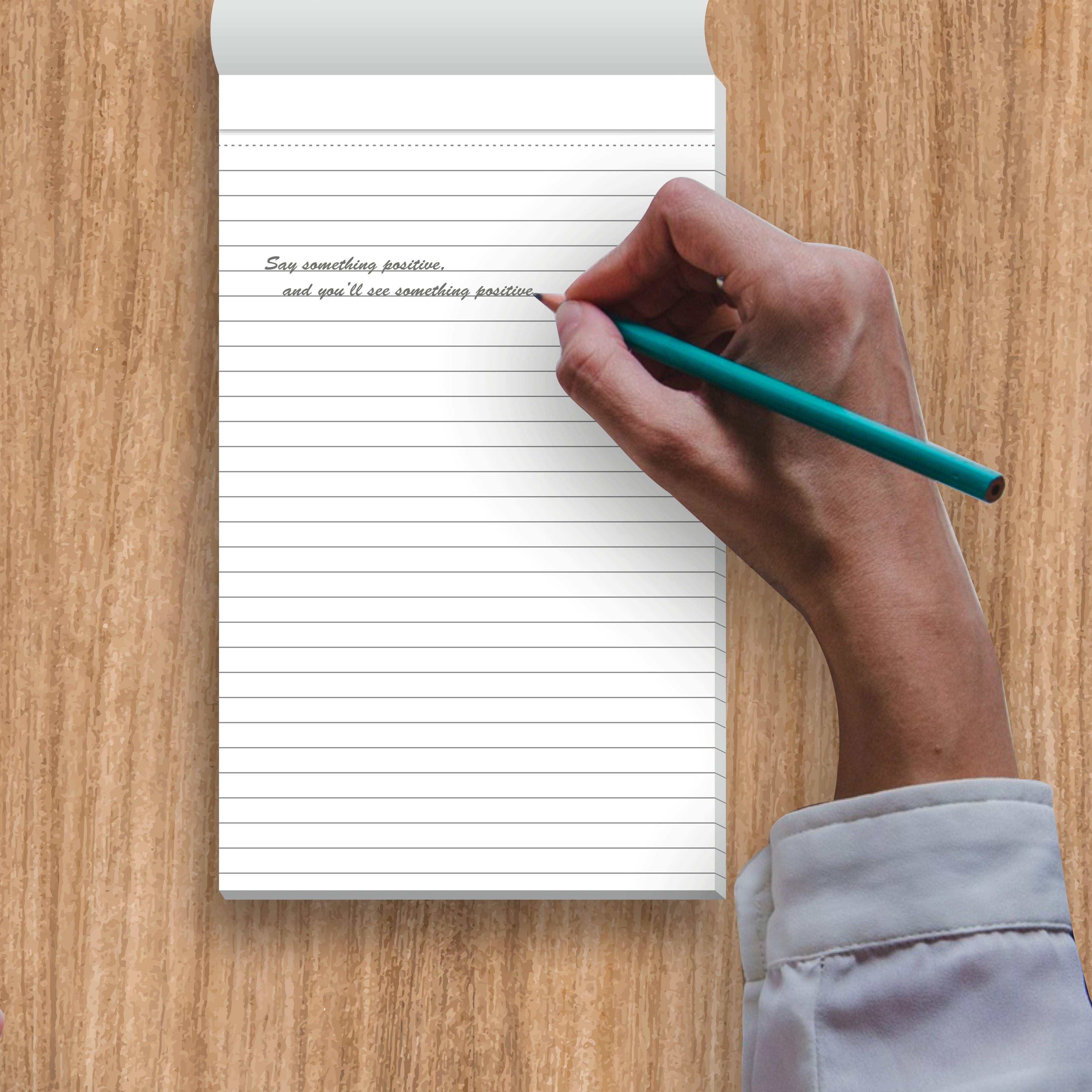 Anupam Writing Pad – Wide Ruled Lined Paper-80 GSM-Micro Perforated with Durable Cardboard Backing for School-College- Office